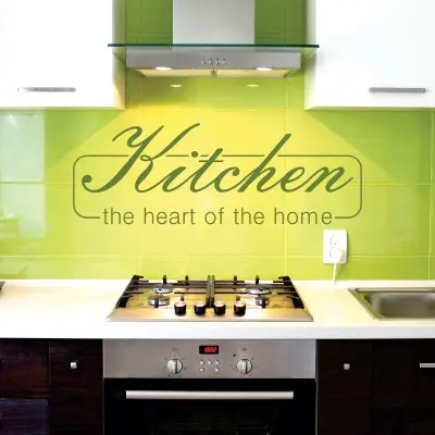 Adesivo Murale Kitchen The Heart of the Home - Stickers Factory