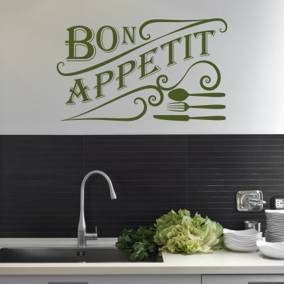 Sticker Design vi presenta Frase adesiva cucina citazione lo chef